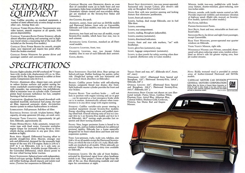 1969 Cadillac Brochure Page 23